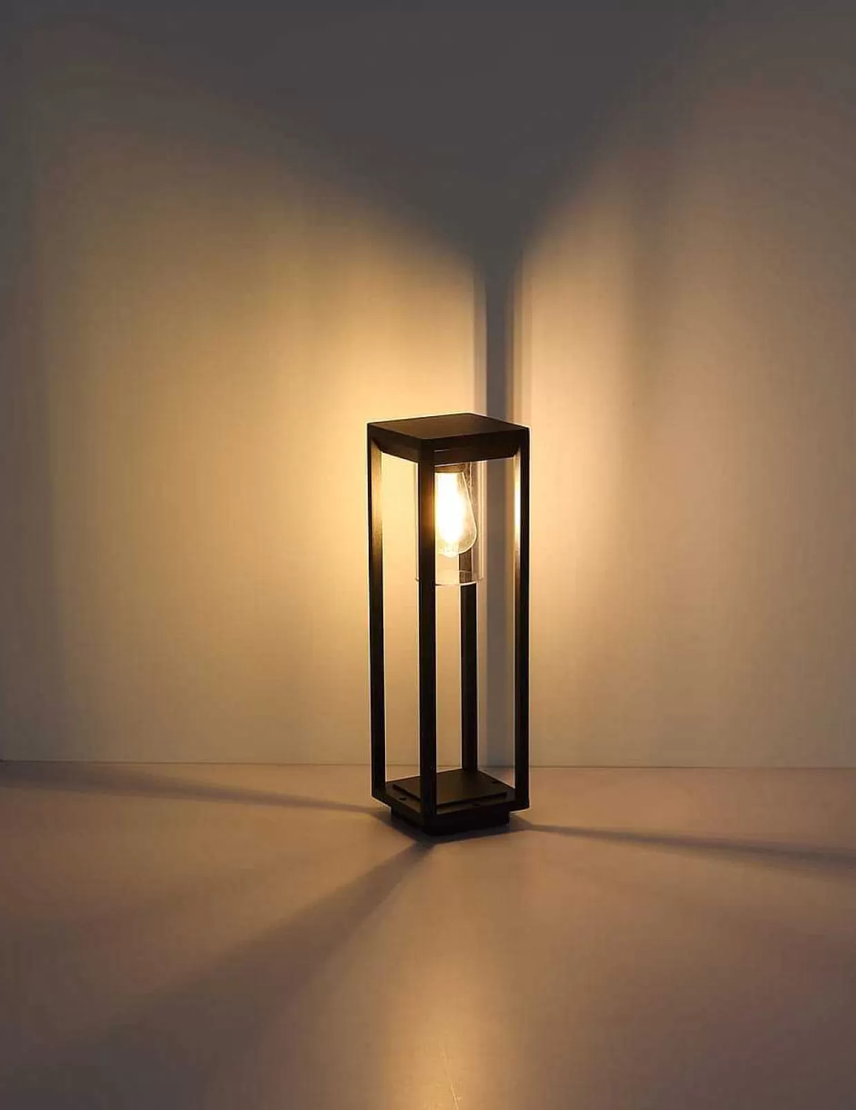 Aussenleuchte Candela Aluminium Druckguss Schwarz Matt 1Xe>mutoni light Fashion