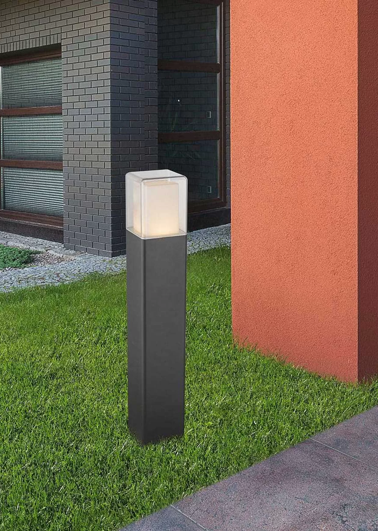 Aussenleuchte Dalia Opal Schwarz 9X9X50>mutoni light Clearance
