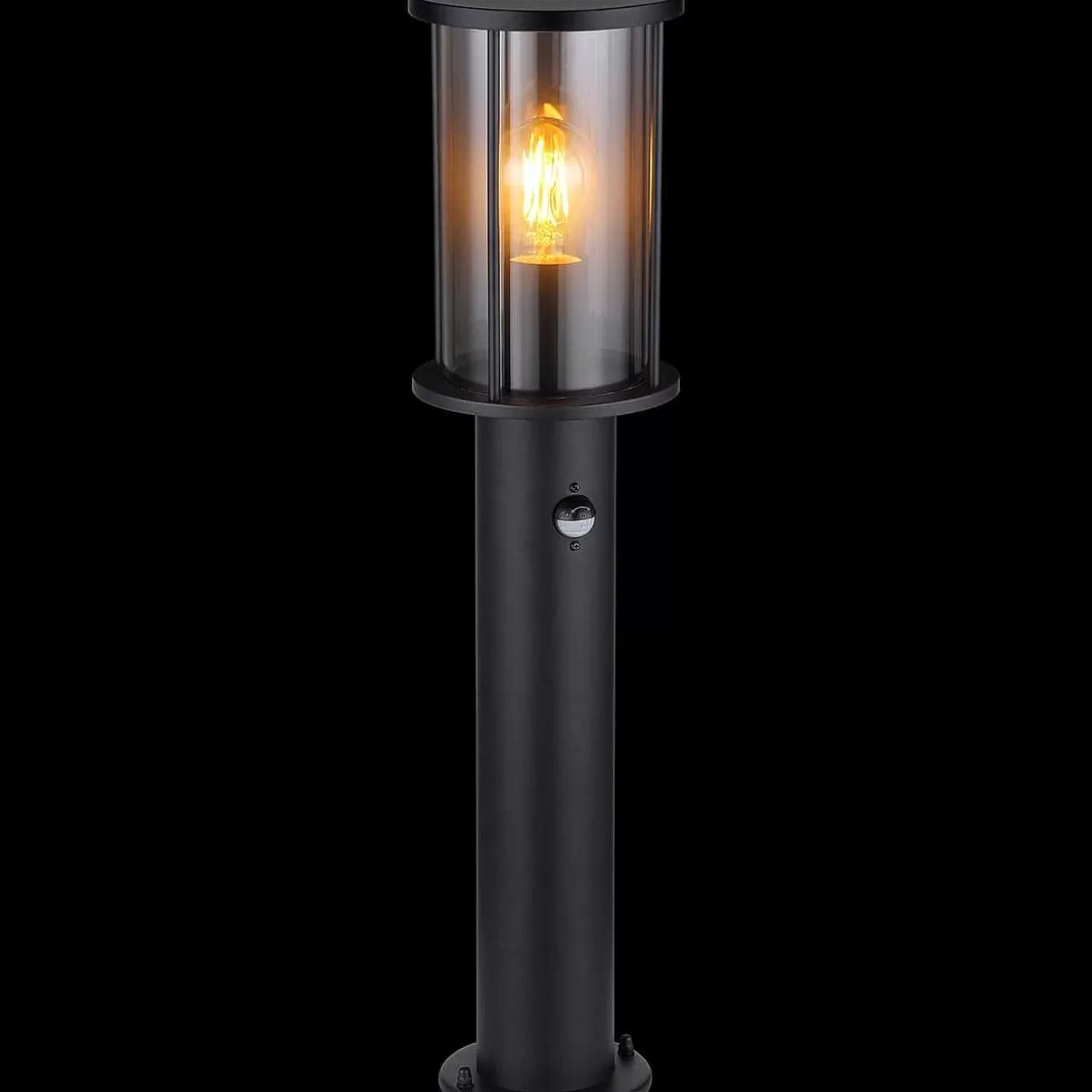 Aussenleuchte Gracey Edelstahl Glas Schwarz Matt 1Xe27 60>mutoni light Cheap