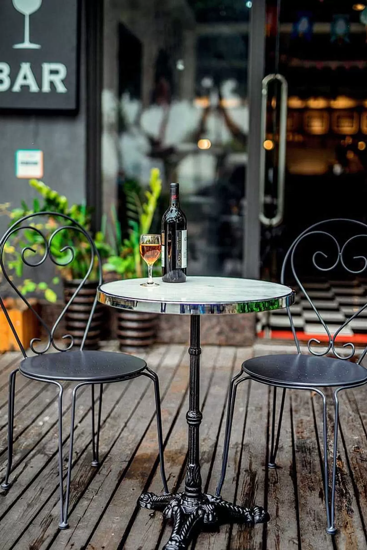 Bistrotisch Marmor Rund Weiss 57X57>mutoni sweet home Fashion