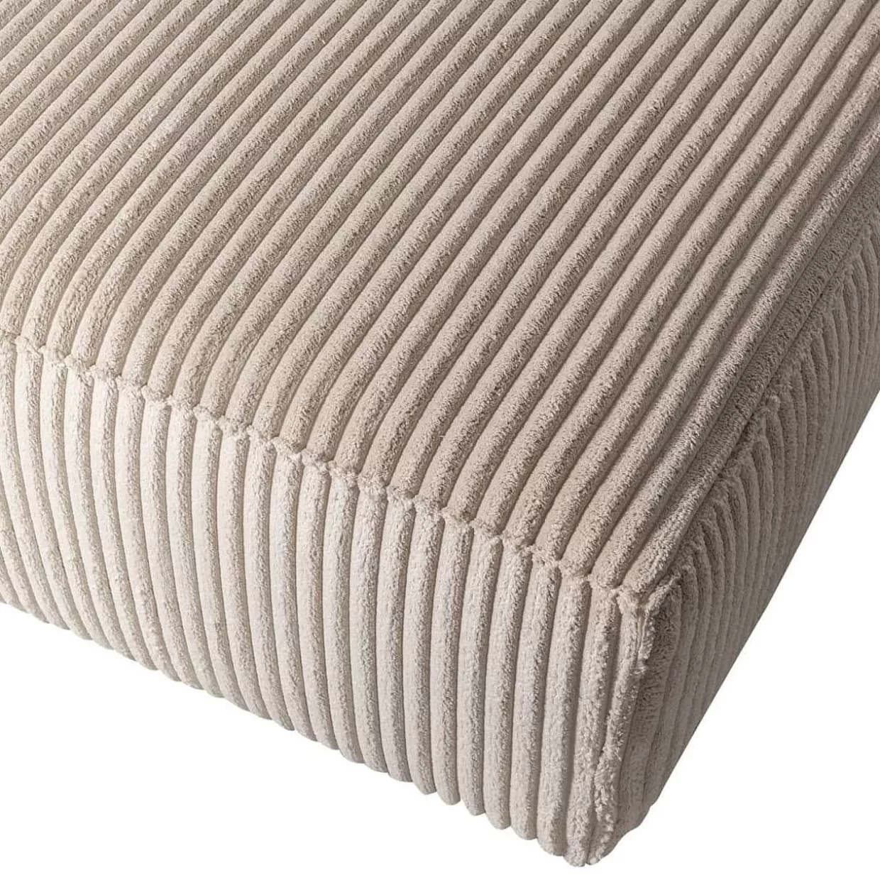 Ecksofa Bean Rechts Hefty Ribcord Travertin 254X178>mutoni living Hot