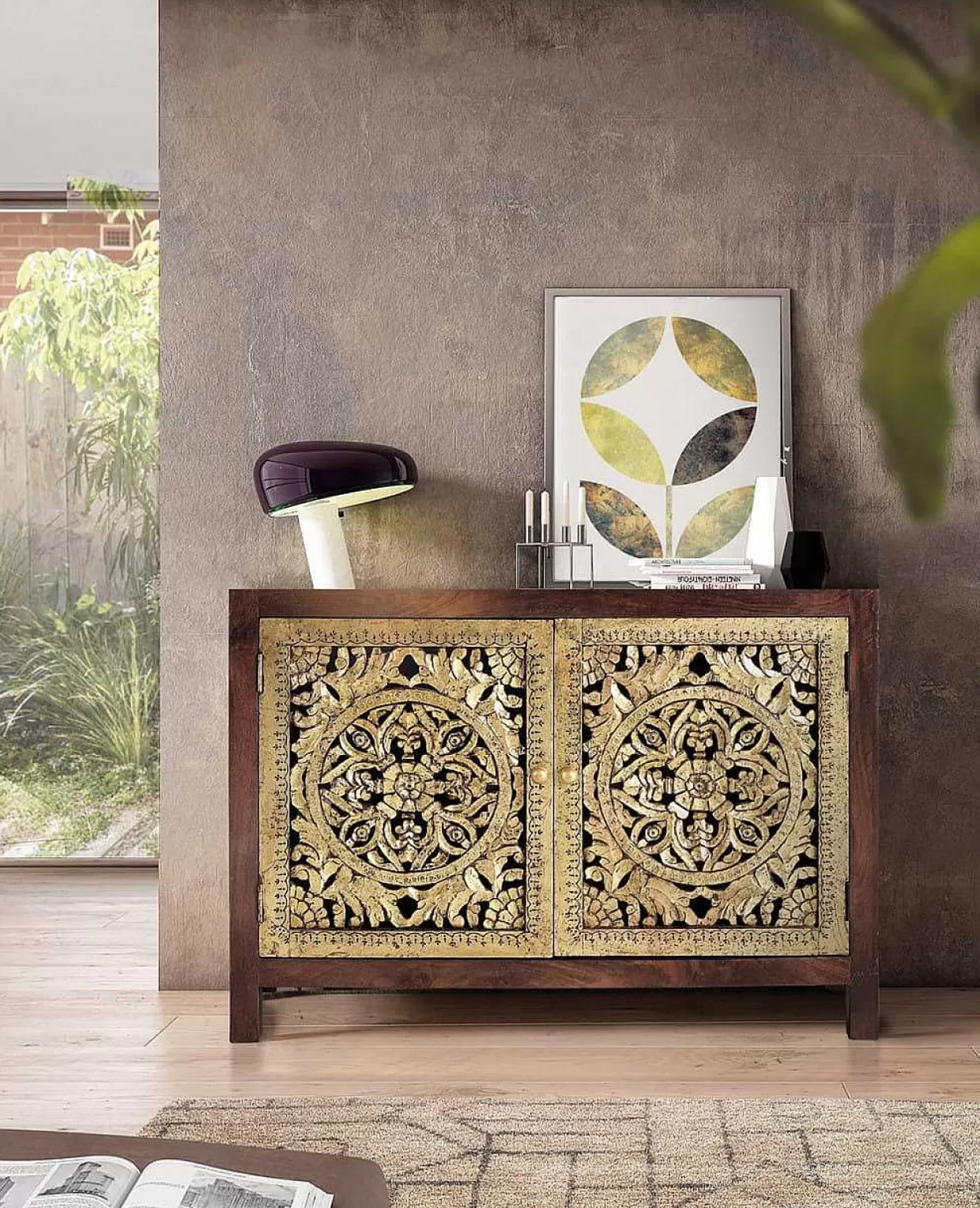 Kommode Rea Mangoholz Braun 110X80>mutoni inspiration Clearance