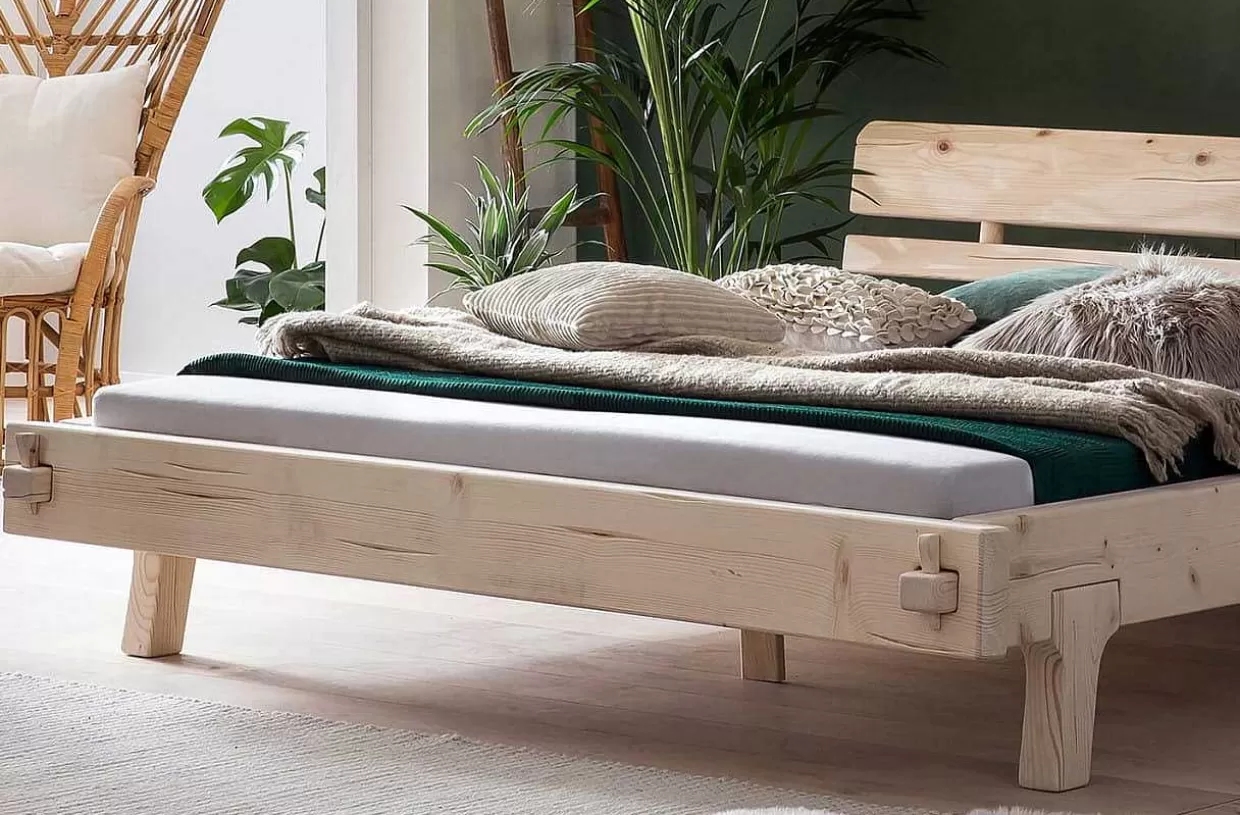 Massivholz Balkenbett Fichte Iv 160X200>mutoni casual Store