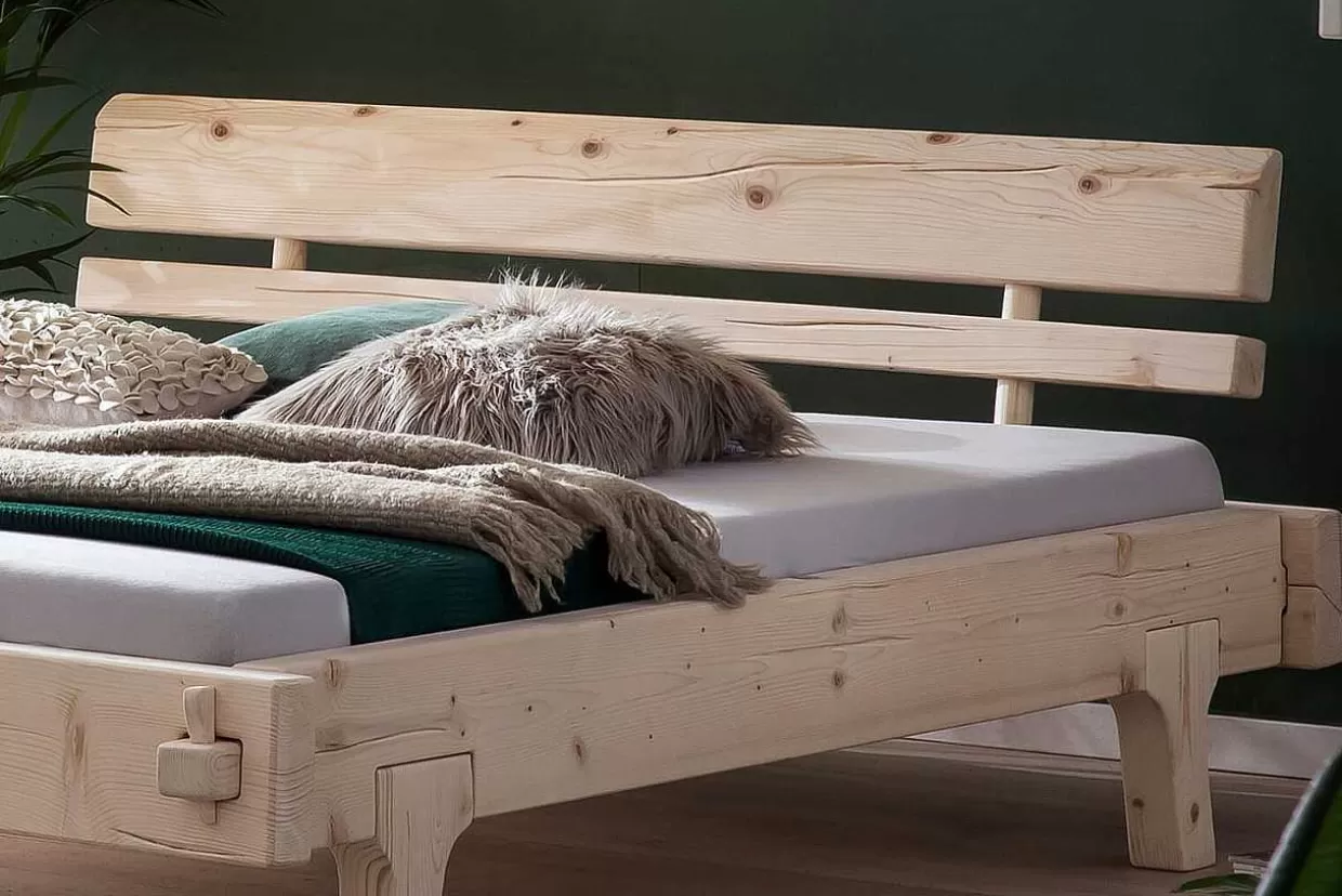 Massivholz Balkenbett Fichte Iv 160X200>mutoni casual Store