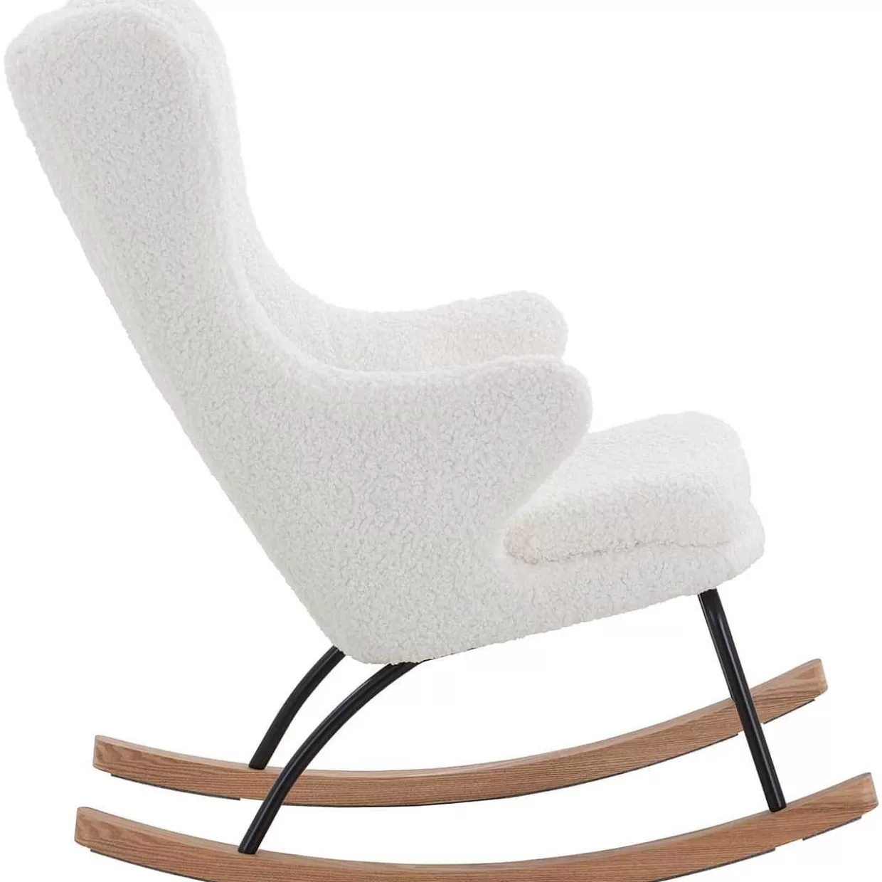 Schaukelstuhl Teddyfell Weiss>mutoni casual Shop