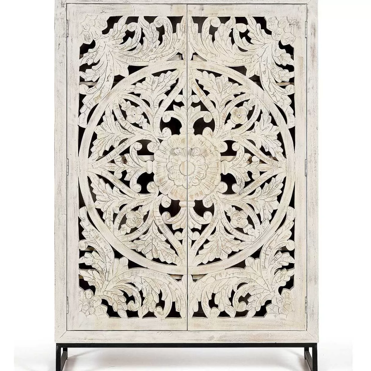 Schrank Mykonos Mango Vintage Weiss 110X160>mutoni inspiration Fashion