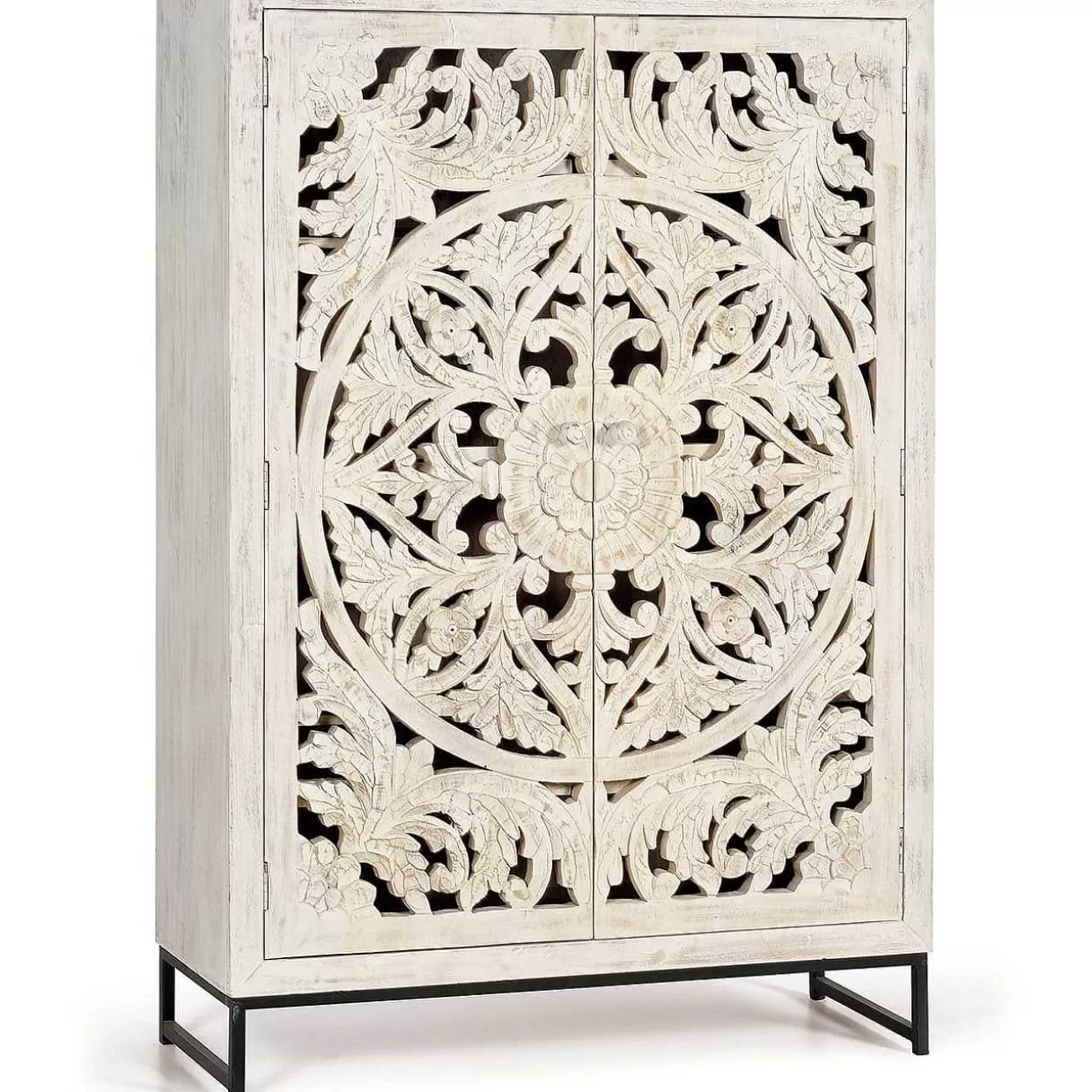 Schrank Mykonos Mango Vintage Weiss 110X160>mutoni inspiration Fashion