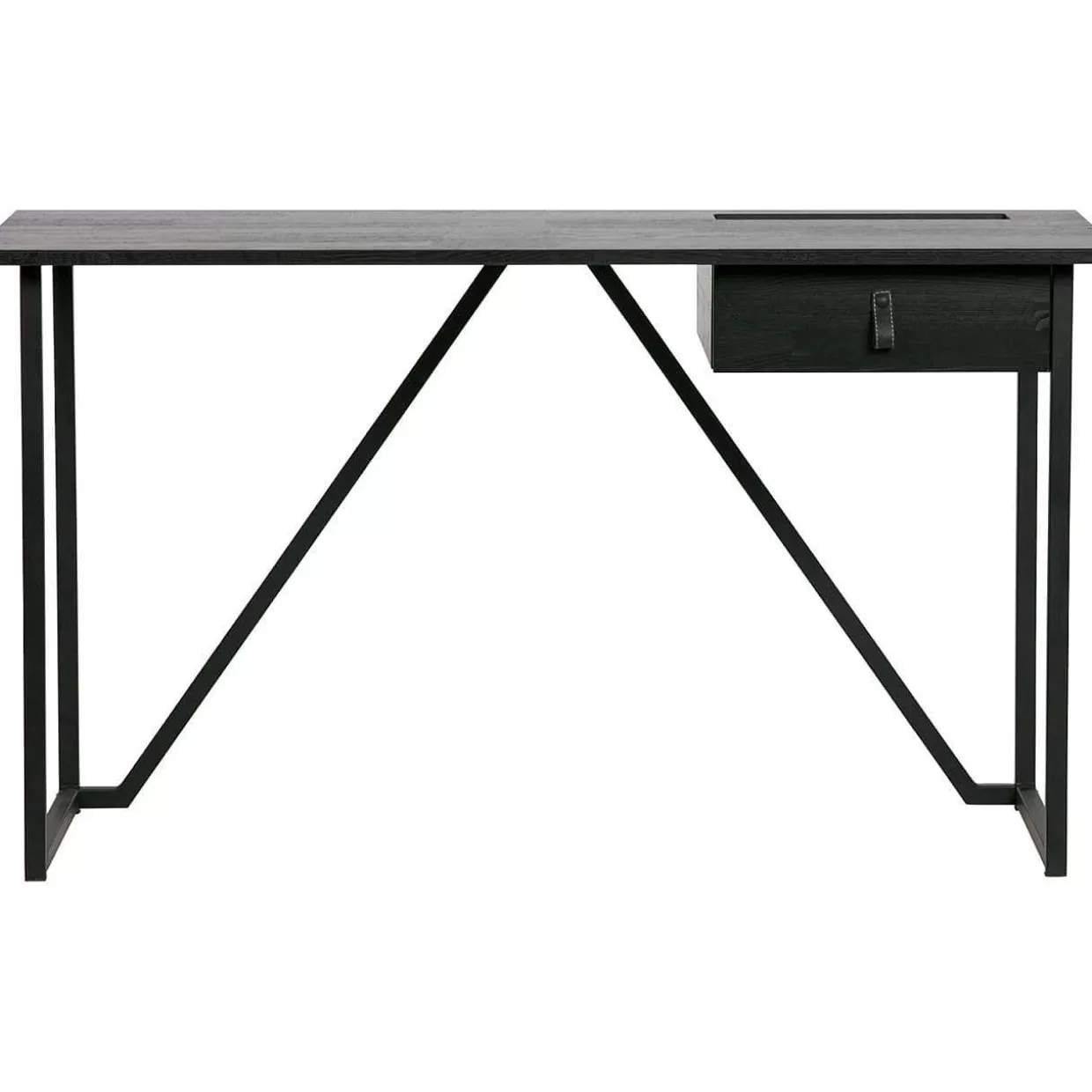 Schreibtisch Julius Esche Schwarz 126X53>mutoni living Cheap