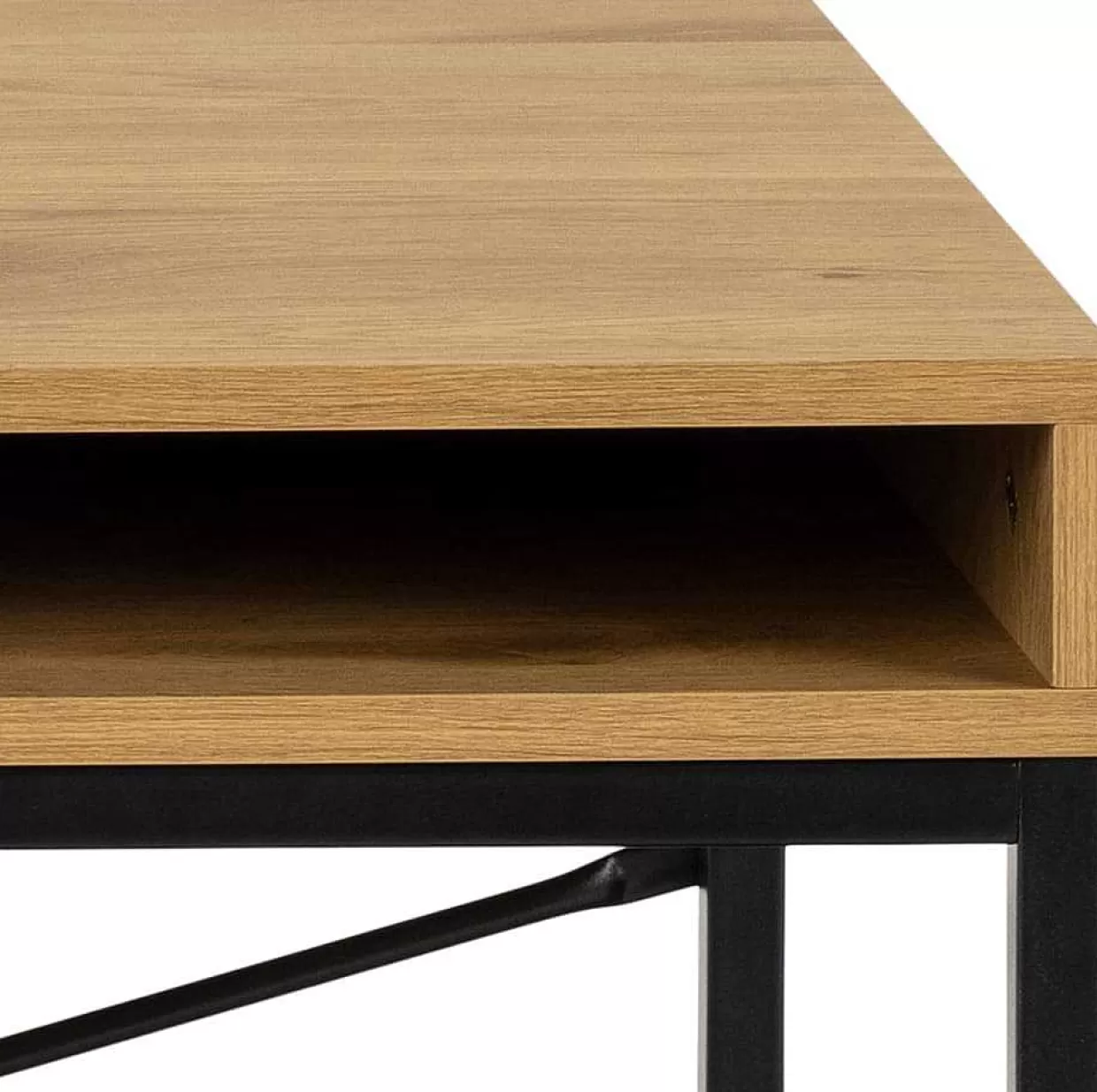 Schreibtisch Multiple Bronx Natur Schwarz 140>mutoni scandi New