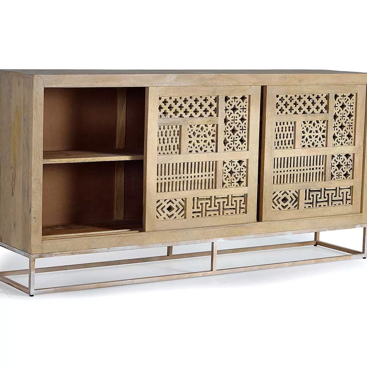 Sideboard Mangoholz Natur 190X95>mutoni inspiration Cheap
