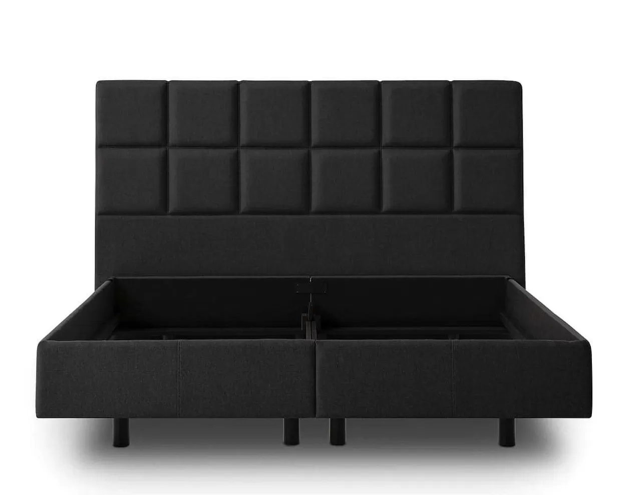 Relax Bett Check Charcoal>Tempur Outlet