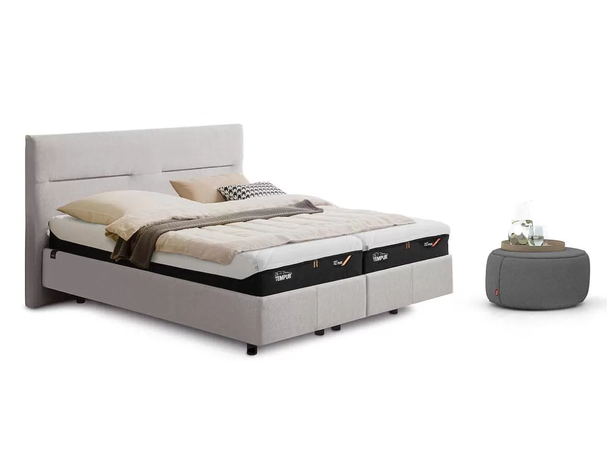 Relax Bett Texture White>Tempur Fashion