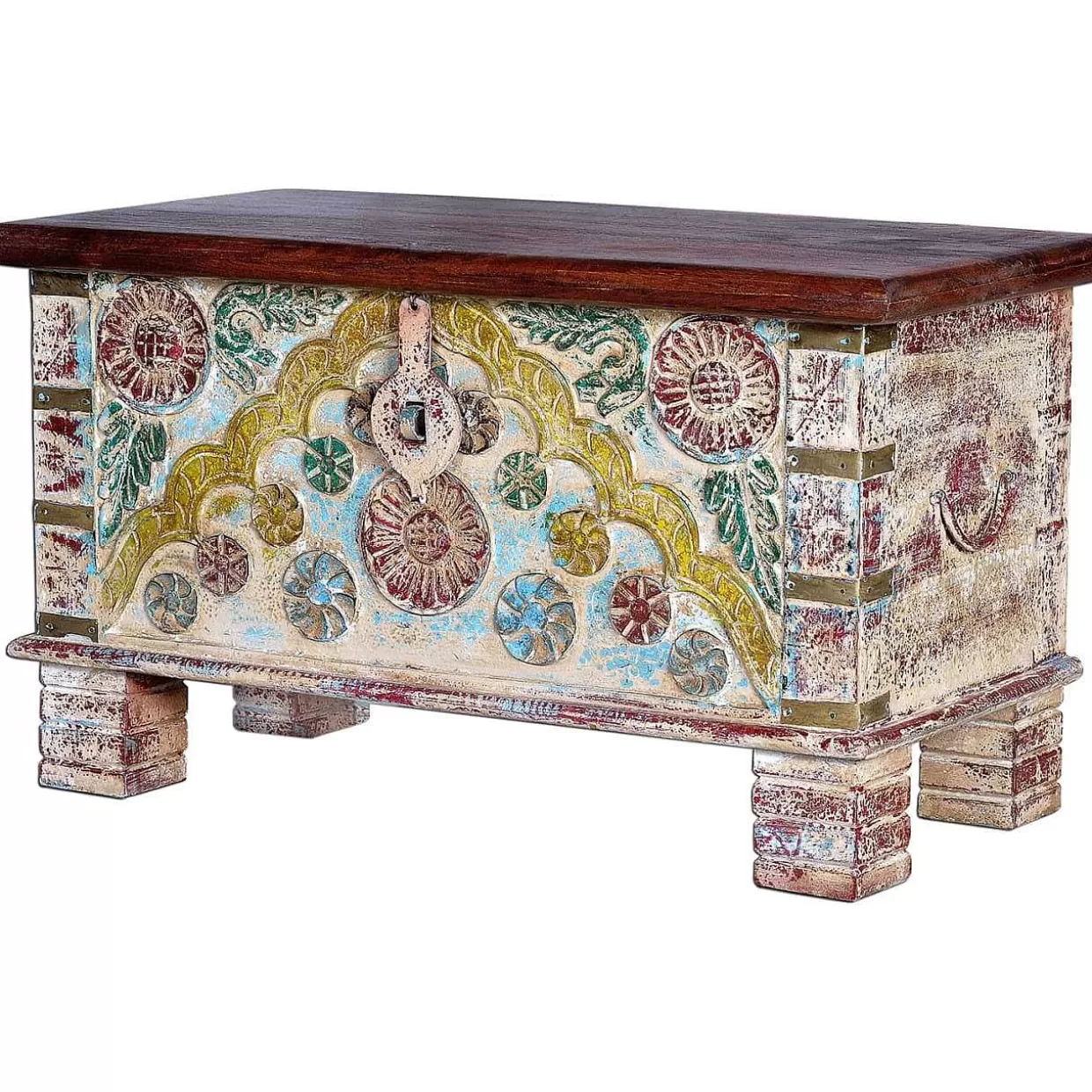 Truhe Mango Vintage Multicolor 116X40>mutoni inspiration Best Sale