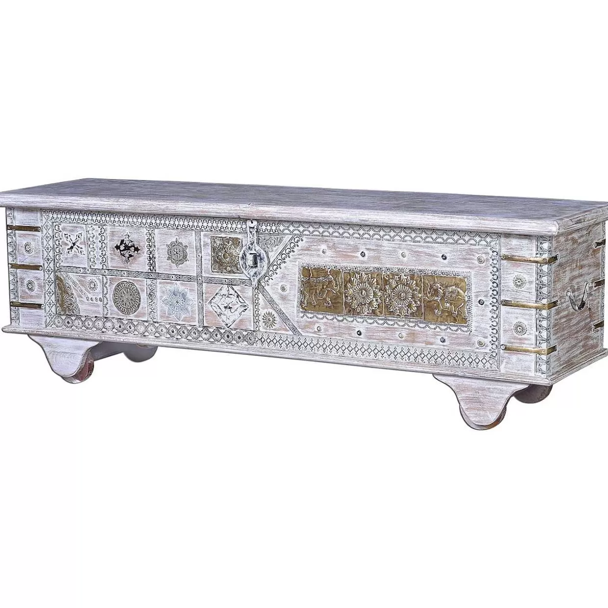 Truhe Mango Vintage Weiss 145X40>mutoni inspiration New