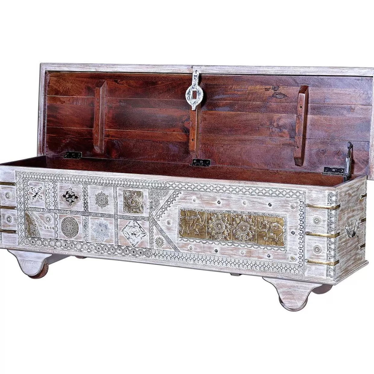 Truhe Mango Vintage Weiss 145X40>mutoni inspiration New