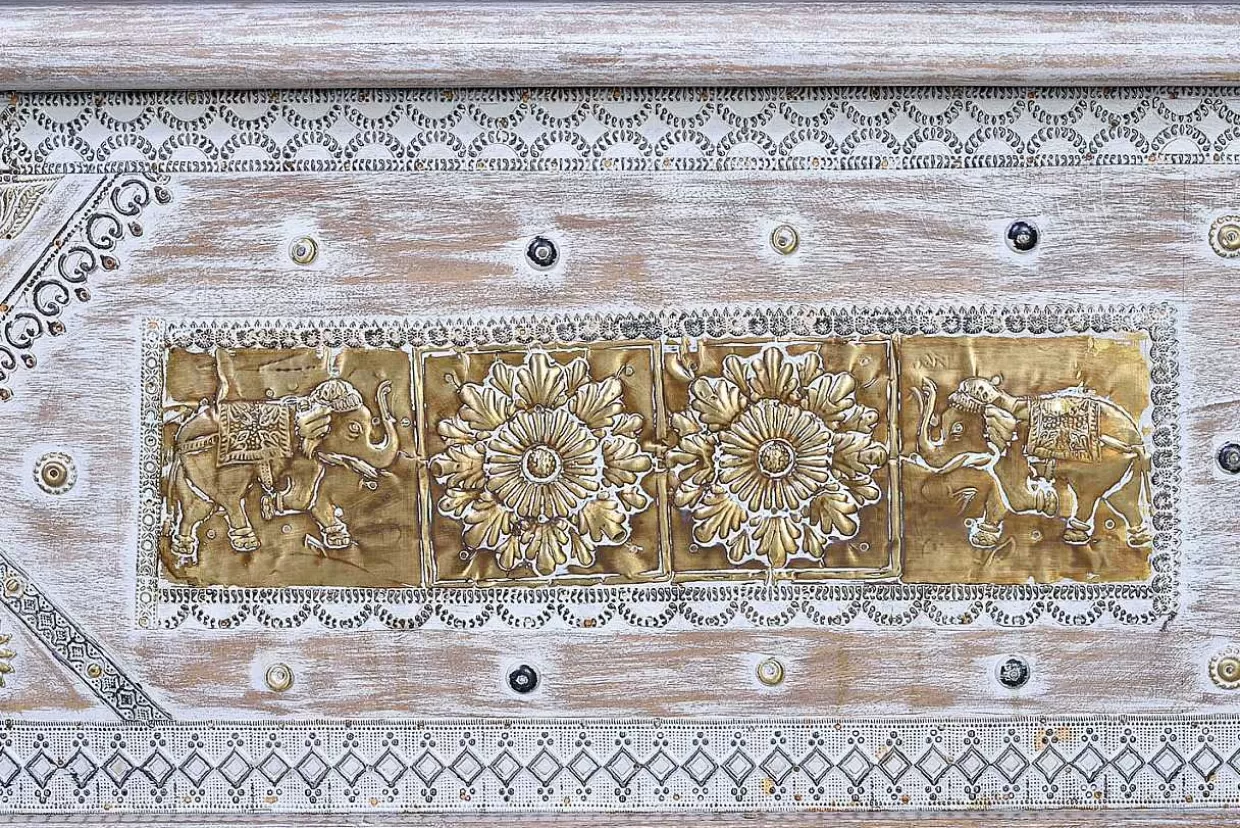 Truhe Mango Vintage Weiss 145X40>mutoni inspiration New