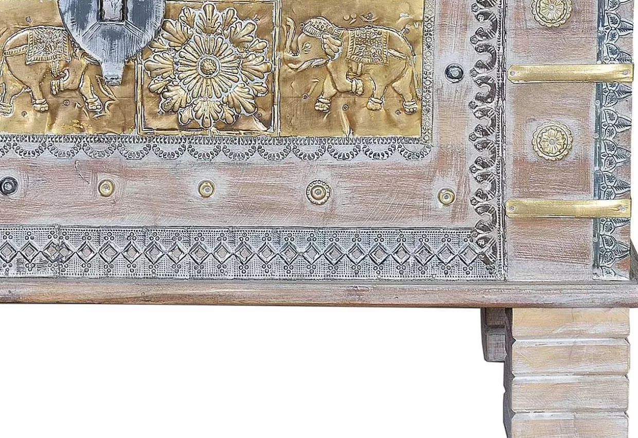 Truhe Mango Vintage Weiss 80X40>mutoni inspiration Outlet