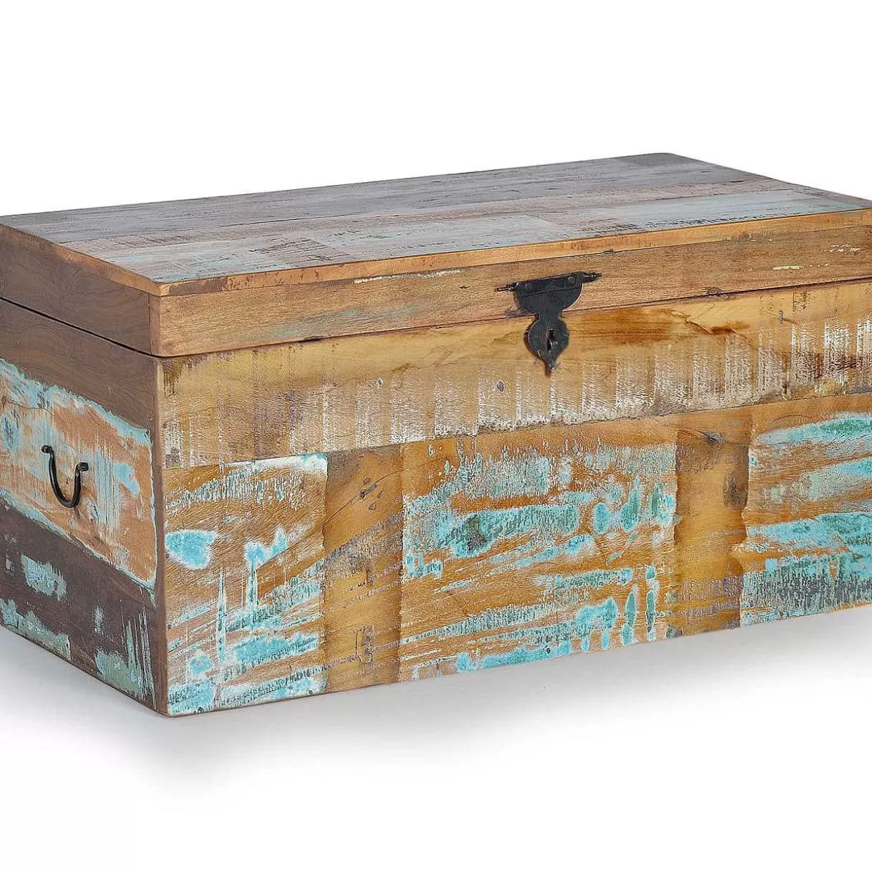 Truhe Mayela Holz Recycelt Multicolor 80X40>mutoni inspiration Outlet
