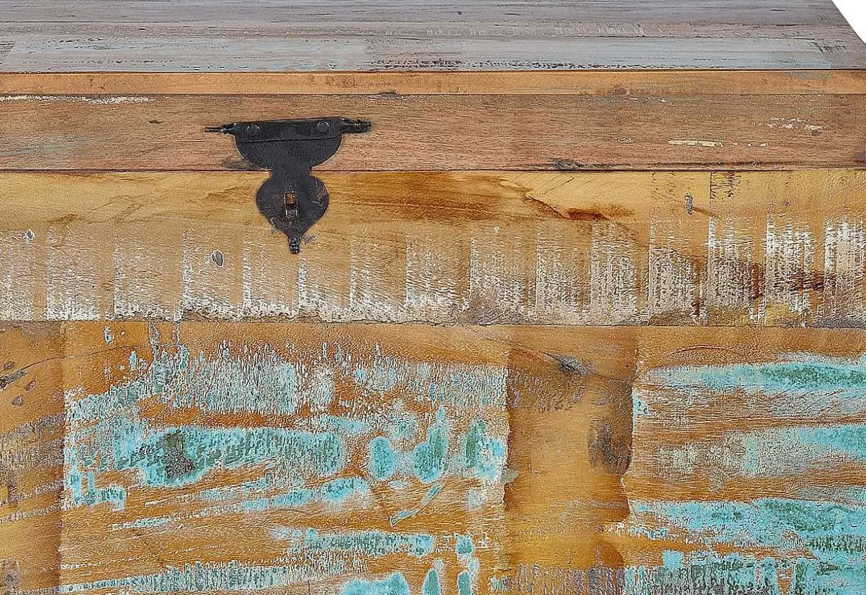 Truhe Mayela Holz Recycelt Multicolor 80X40>mutoni inspiration Outlet