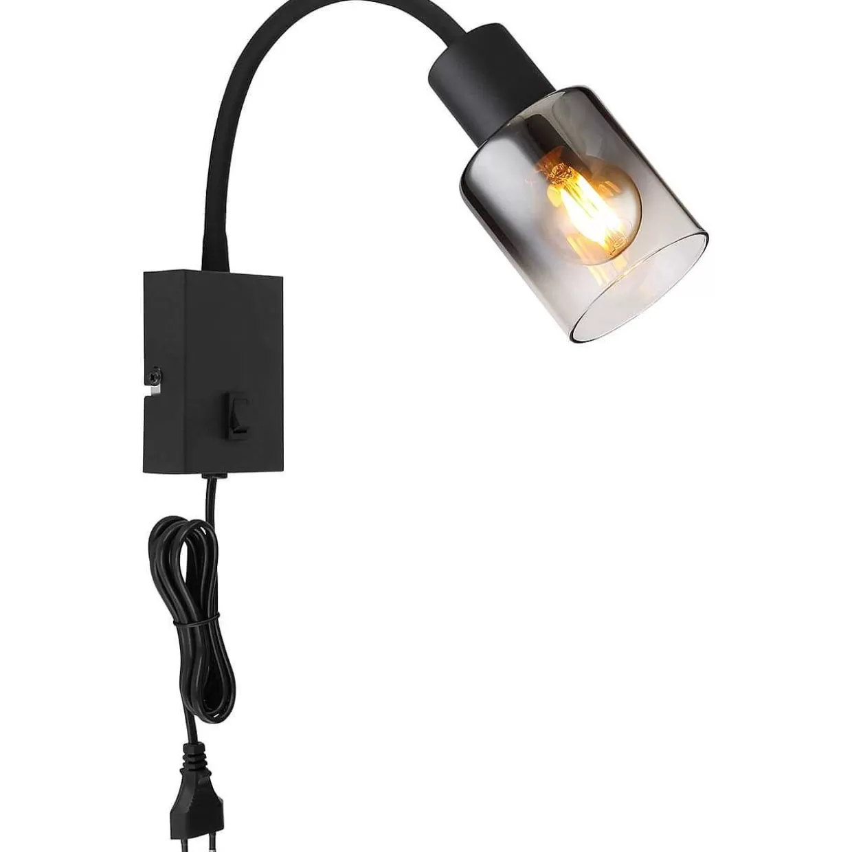 Wandleuchte Hubertus Metall Schwarz Matt 1Xe14>mutoni light Best Sale