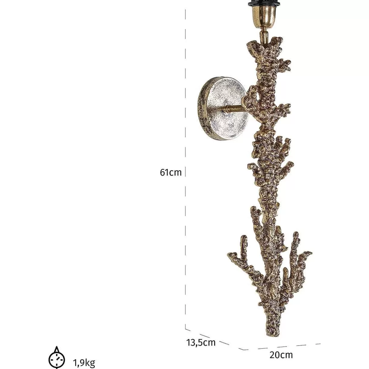 Wandleuchte Isha Gold>Richmond Interiors Outlet