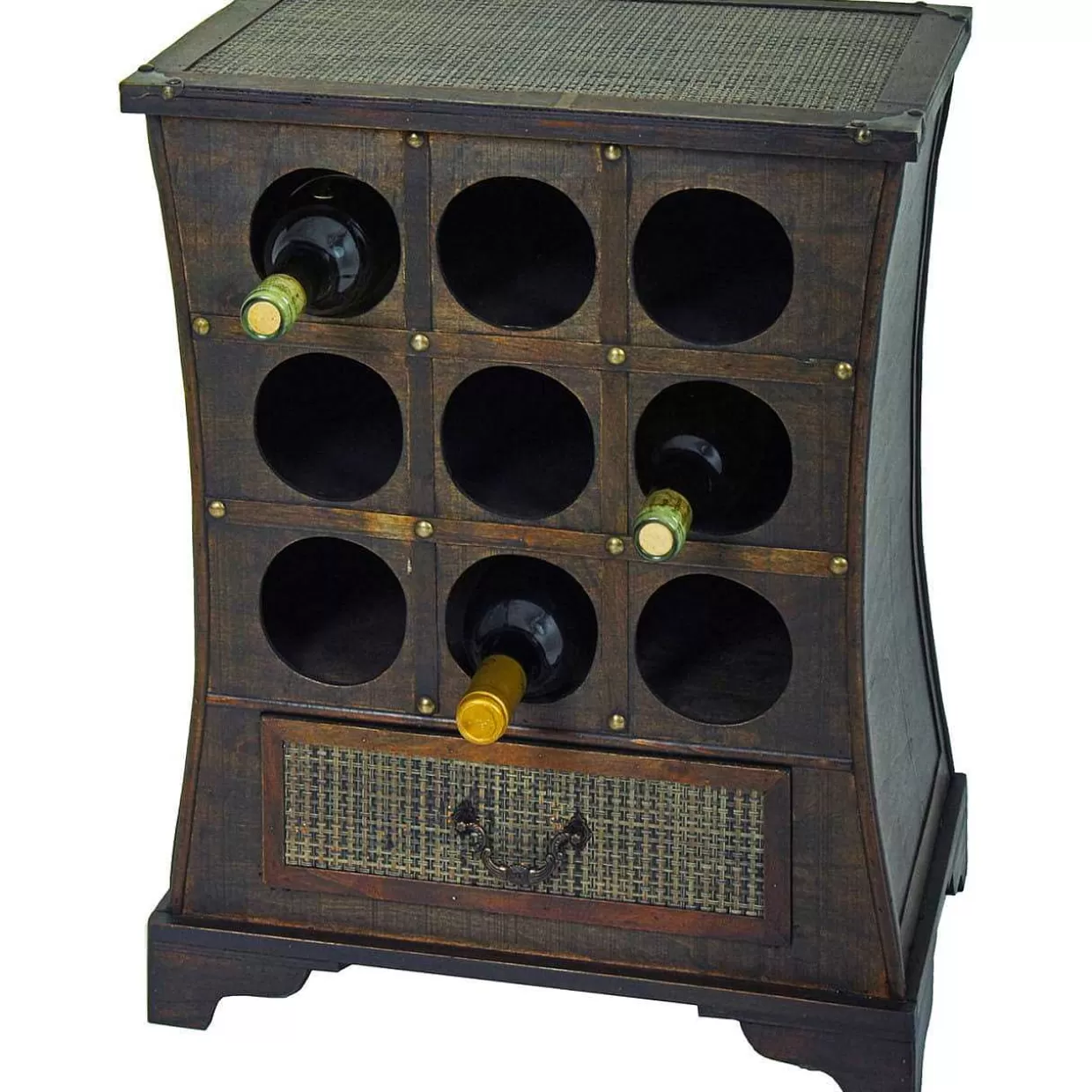 Weinregal Lonial Dunkelbraun 46X29X58>mutoni pleasure Shop